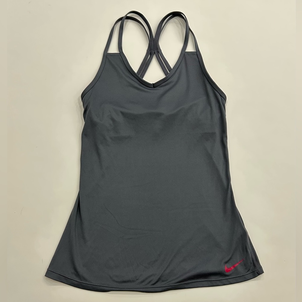 Nike Dri-FIT Pink and Gray Top